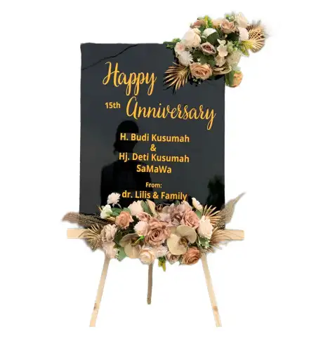 Papan Bunga Akrilik Puhu