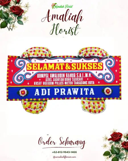 Papan Bunga Ucapan Selamat Puhu